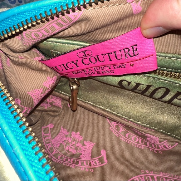 Vintage Rare Yellow Juicy Couture Purse Barrel Bag Handbag Y2K Terry Cloth - Picture 6 of 9